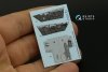 Quinta Studio QD32109 F/A-18C Late 3D-Printed & coloured Interior on decal paper (Academy) 1/32